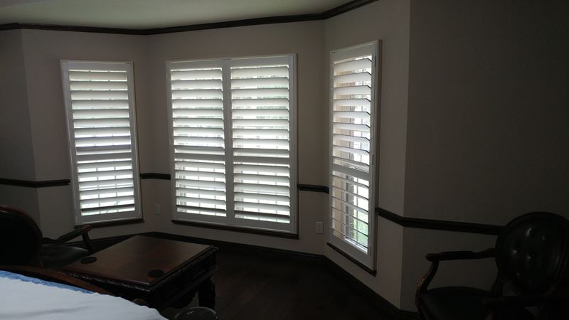 Graber Traditions Wood Shutters Installation on South Bay in Bullard, TX