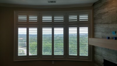 Shutters and Millwork Wood Shutters Installation in highrise in Tyler, TX 