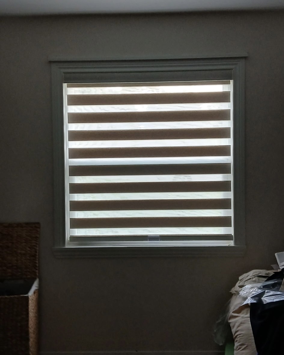 Installed Dual Zebra Shades on Fairfax Dr in Tyler, TX