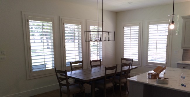 Shutters in a New House in the Pinnacle Golf Club on Saint Andrews Dr in Mabank, TX