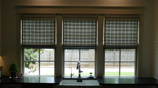 Woven Wood Cordless Shades on Hines Crossing in Bullard, TX